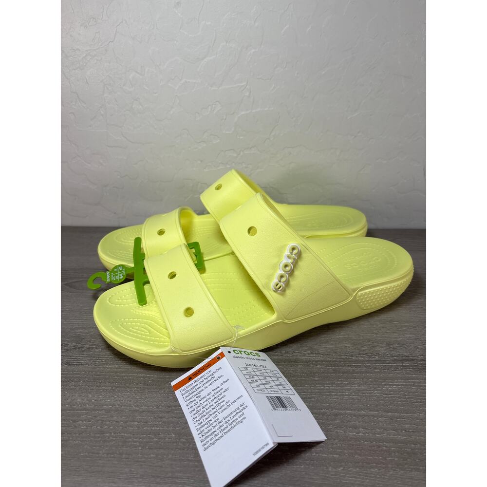 Crocs Classic Sandals Slides Lime‎ Zest Green Mens Size 13 new with tags